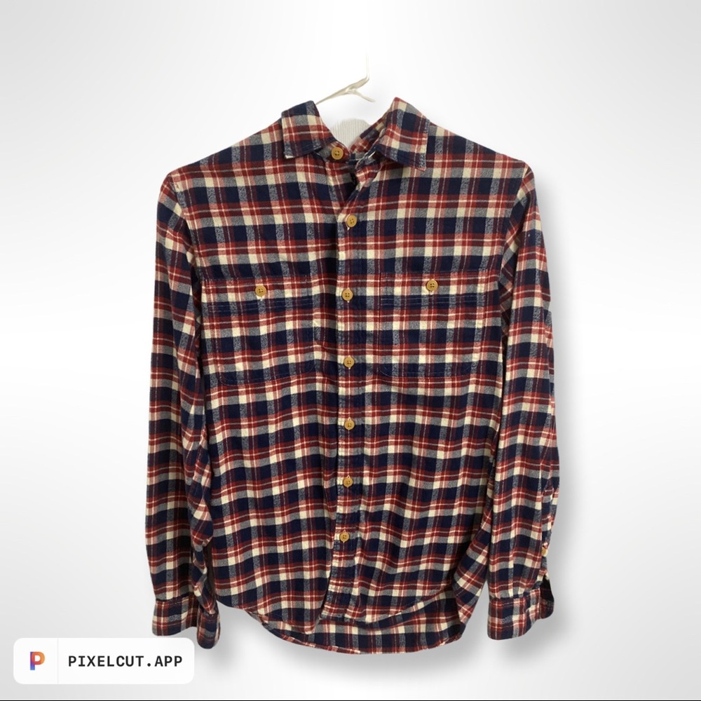 J.Crew Mercantile Plaid Button Up Shirt XS